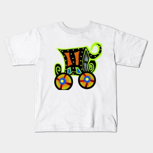 Modern Bullock Cart Kids T-Shirt